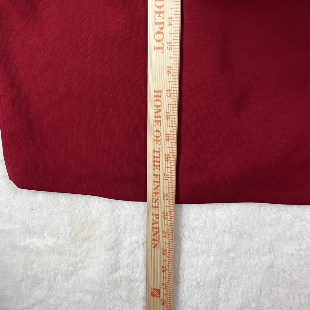 Liz Claiborne Red Pencil Skirt Size 8 Exc. Condition!! - Picture 2 of 7